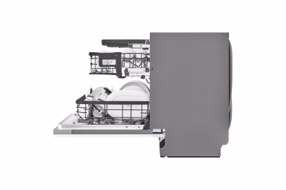 Lave-vaisselle vapeur encastrable LG QuadWash™, 14 couverts, EasyRack™ Plus, Moteur Inverter DirectDrive, ThinQ – Image 8
