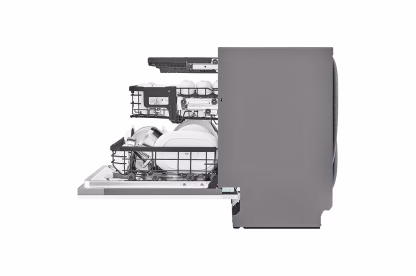 Lave-vaisselle vapeur encastrable LG QuadWash™, 14 couverts, EasyRack™ Plus, Moteur Inverter DirectDrive, ThinQ – Image 9