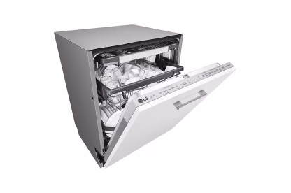 Lave-vaisselle vapeur encastrable LG QuadWash™, 14 couverts, EasyRack™ Plus, Moteur Inverter DirectDrive, ThinQ – Image 10