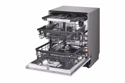 Lave-vaisselle vapeur encastrable LG QuadWash™, 14 couverts, EasyRack™ Plus, Moteur Inverter DirectDrive, ThinQ – Image 14