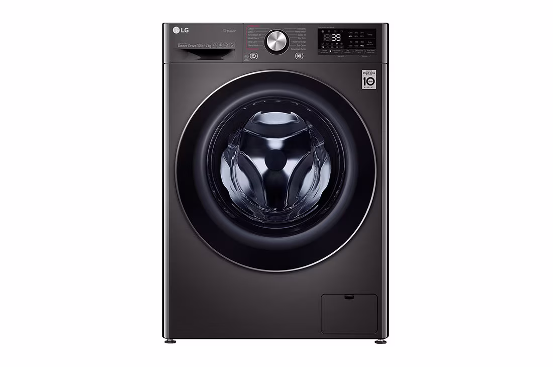 Lavante / séchante 10.5/7 KG  6 Motion Direct Drive™  Moteur Direct Drive™ garantie 10 ans  AIDD™  technologie Steam+™  TurboWash™