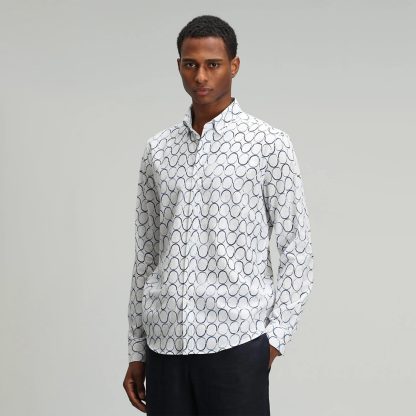 Lufian Chemise Manches Longues En Coton Homme – Image 4