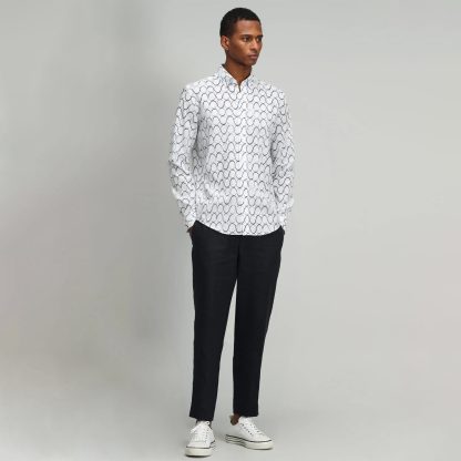 Lufian Chemise Manches Longues En Coton Homme – Image 6