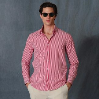 Lufian Kirmizi Chemise Déconracte