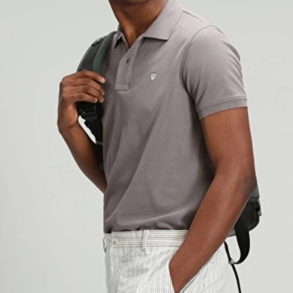 Lufian Polo Col Droit Manches Courtes Homme – Image 2