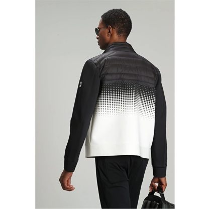 Lufian Lung Manteau Tissé à Col Droit Zippé Homme – Image 2